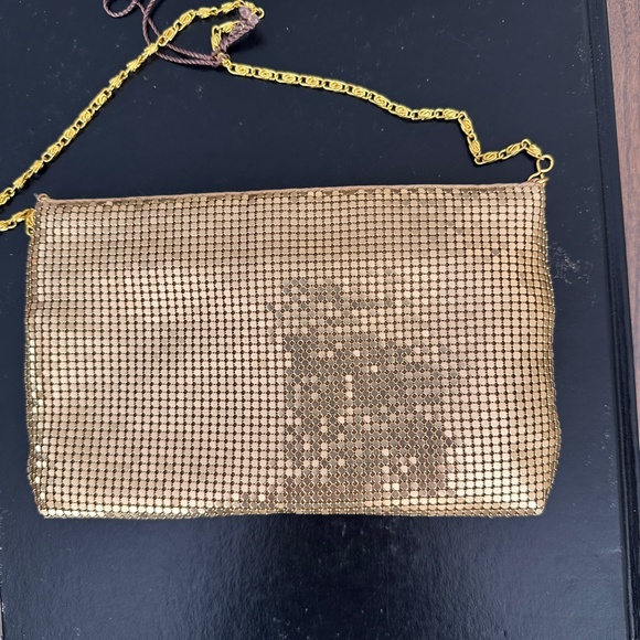 NWT Kate Landry August Evening Rose Gold Bow Evening Bag - Picture 6 of 7